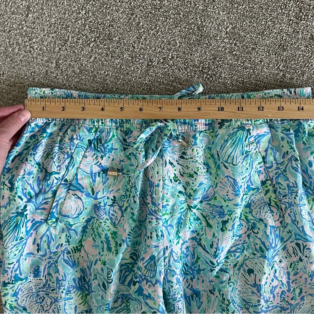 Lilly Pulitzer Taron Linen Pants Size‎ Small - Picture 10 of 10